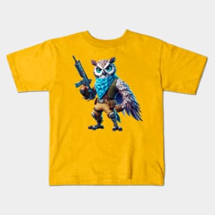 Fortnite-inspired owl design Kids T-Shirt